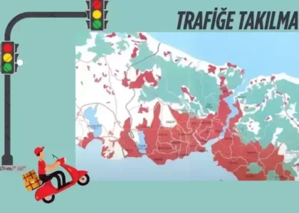 Trafiğe takılmadan teslimat