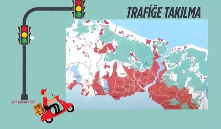 Trafiğe takılmadan teslimat