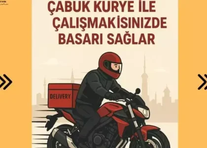 Çabuk kurye ile çalışmak