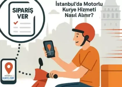 İstanbul'da motorlu kurye