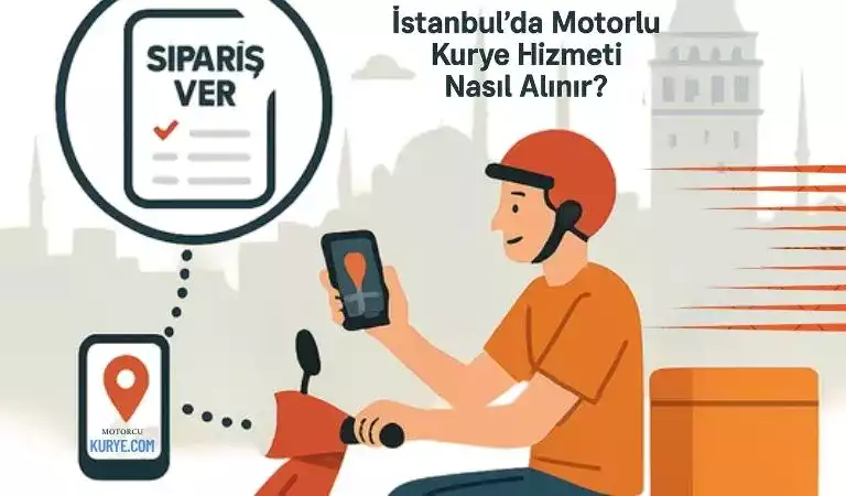 İstanbul'da motorlu kurye