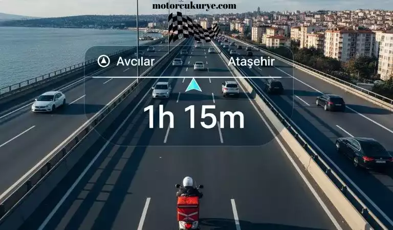 Avcılar'dan Ataşehir Arası Kurye Süresi