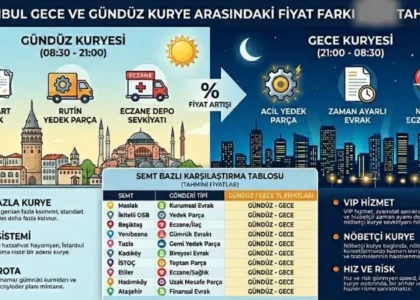 Gece kuryesi motorlu teslimat fiyat tablosu